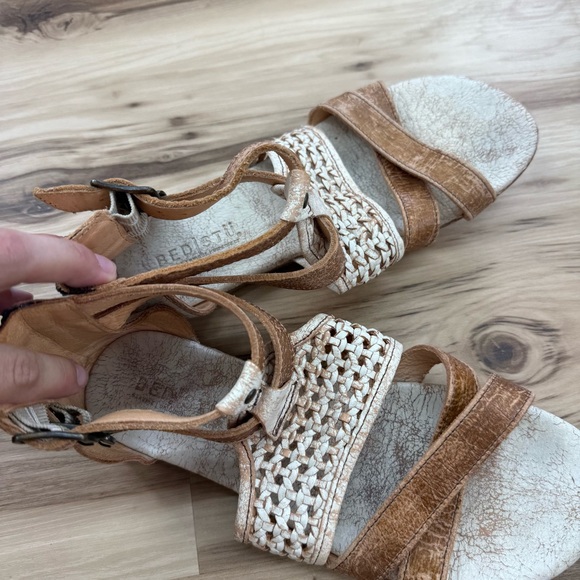 BED|STU Tan and Cream Leather Sandals - Picture 7 of 9